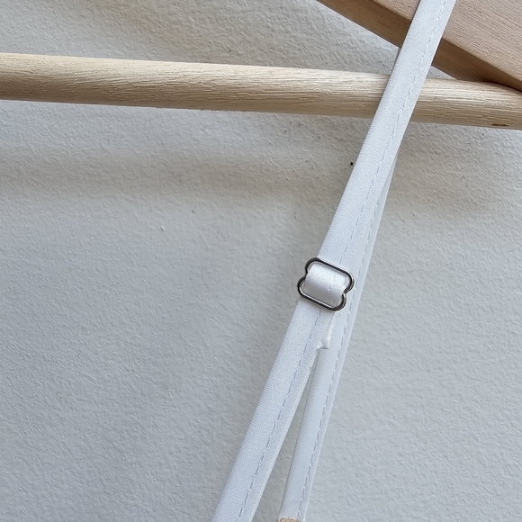 Lulu's Frilled To Be Here White Lace Mini Dress, Size Medium - Picture 10 of 14